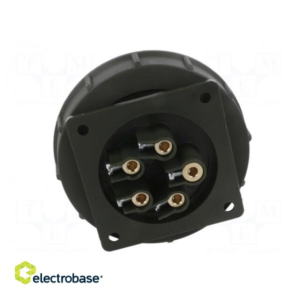Connector: AC supply 3-phase | socket | male | 32A | 400VAC | IEC 60309 paveikslėlis 5