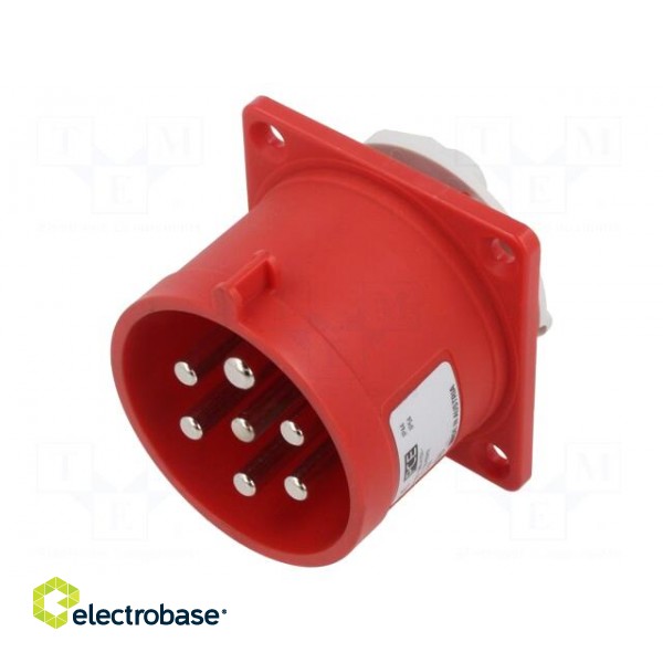 Connector: AC supply 3-phase | socket | male | 32A | 400VAC | IEC 60309