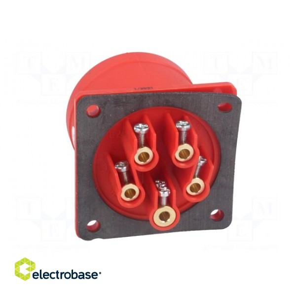Connector: AC supply 3-phase | socket | male | 32A | 400VAC | IEC 60309 фото 5
