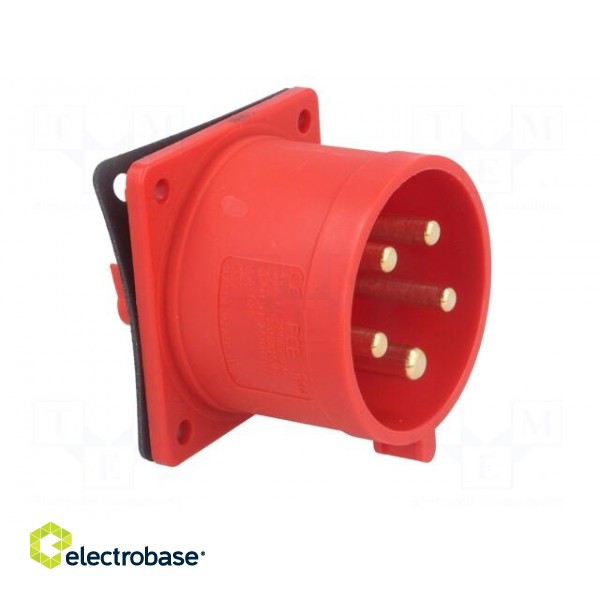 Connector: AC supply 3-phase | socket | male | 32A | 400VAC | IEC 60309 фото 8