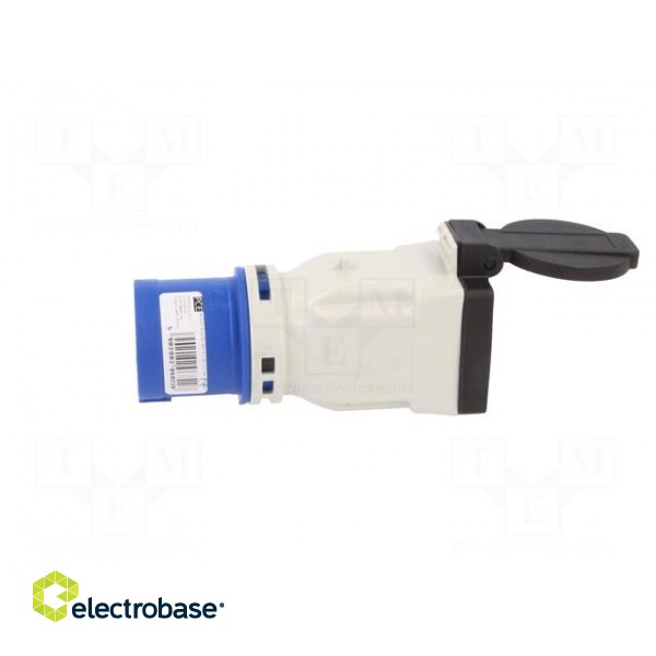 Connector: AC supply | adapter | male/female | 16A | 230VAC | IEC 60309 фото 3