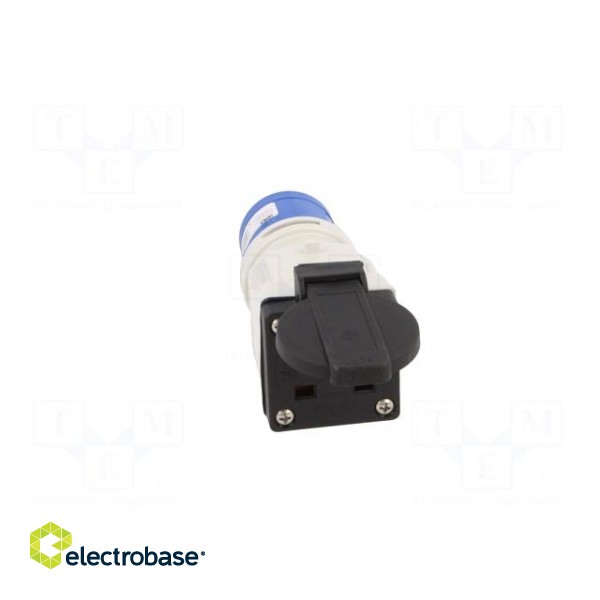 Connector: AC supply | adapter | male/female | 16A | 230VAC | IEC 60309 фото 5