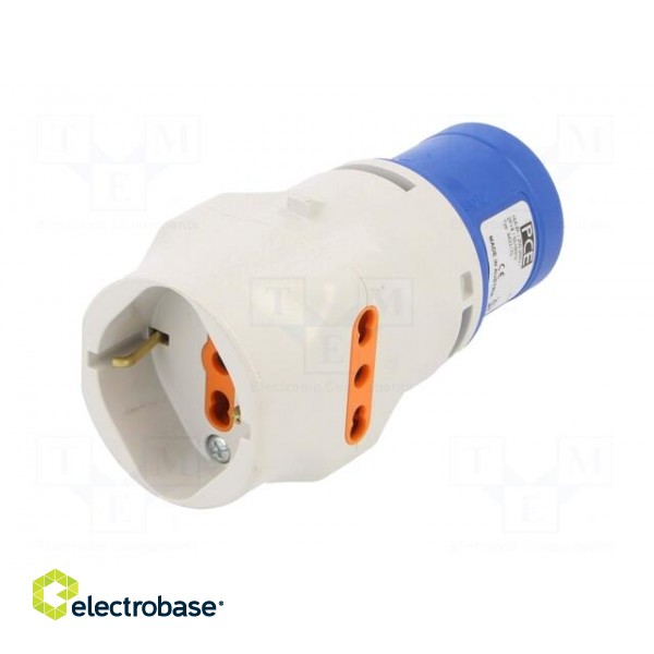 Connector: AC supply | adapter | male/female | 16A | 230VAC | IEC 60309 image 6