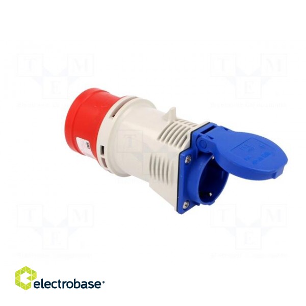 Connector: AC supply | adapter | male/female | 16A | 230VAC | IEC 60309 фото 4