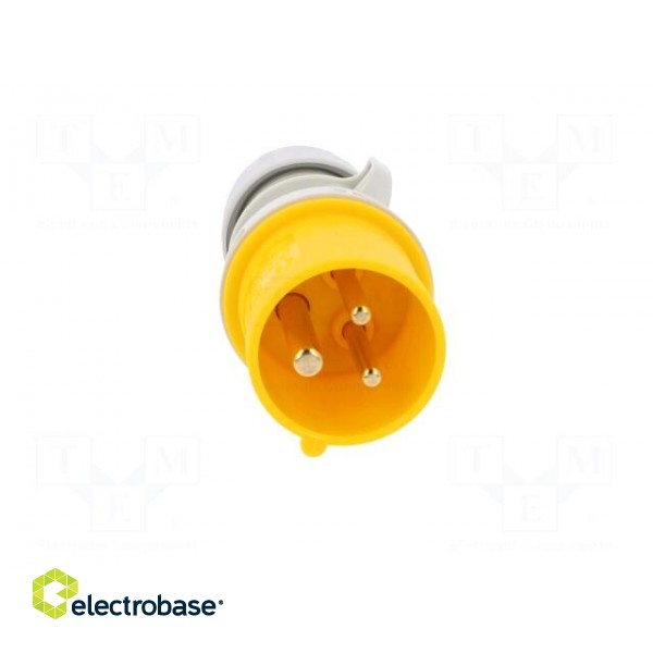 Connector: AC supply | plug | male | 16A | 110VAC | IP44 | Layout: 2P+PE image 9
