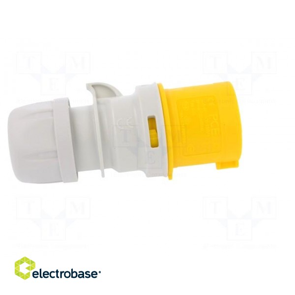 Connector: AC supply | plug | male | 16A | 110VAC | IP44 | Layout: 2P+PE image 7