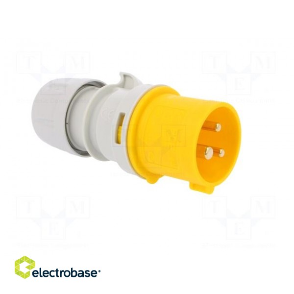 Connector: AC supply | plug | male | 16A | 110VAC | IP44 | Layout: 2P+PE image 8