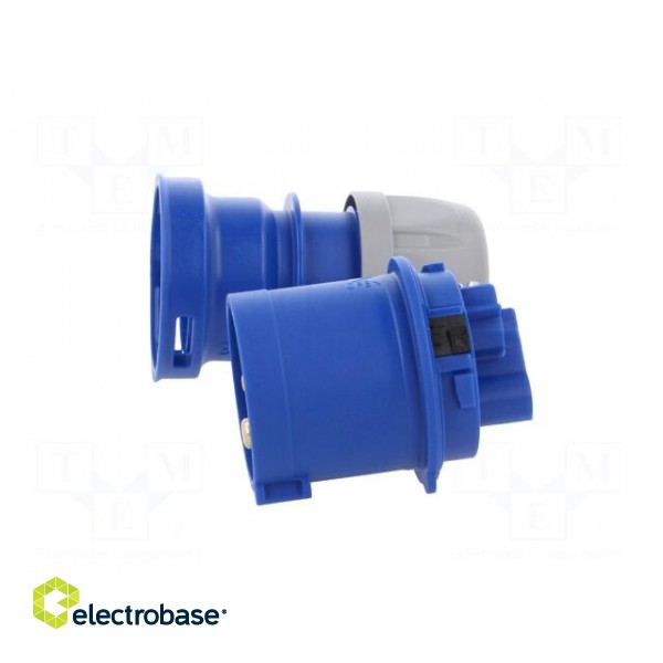 Connector: AC supply | plug | male | 16A | 230VAC | IEC 60309 | IP44 image 3