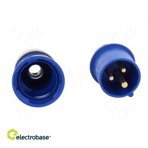 Connector: AC supply | plug | male | 16A | 230VAC | IEC 60309 | IP44 image 9