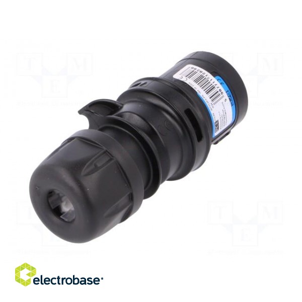 Connector: AC supply | plug | male | 16A | 230VAC | IP44 | Layout: 2P+PE image 6
