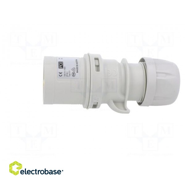 Connector: AC supply | plug | male | 16A | 50VAC | IEC 60309 | IP44 | PIN: 3 image 3