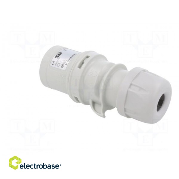 Connector: AC supply | plug | male | 16A | 50VAC | IEC 60309 | IP44 | PIN: 3 image 4