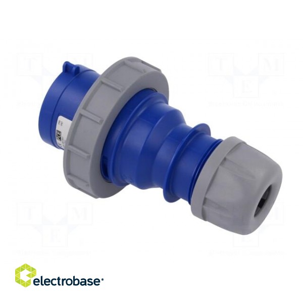 Connector: AC supply | plug | male | 32A | 230VAC | IEC 60309 | IP67 image 4