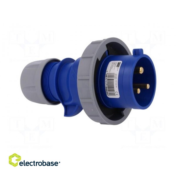 Connector: AC supply | plug | male | 32A | 230VAC | IEC 60309 | IP67 image 8