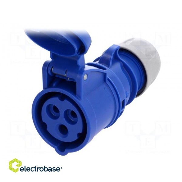 Connector: AC supply | socket | female | 16A | 230VAC | IEC 60309 | IP44 image 2