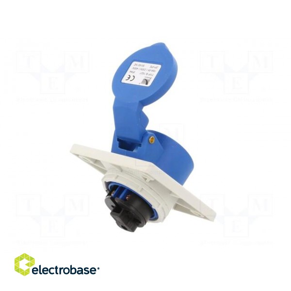 Connector: AC supply | socket | female | 16A | 400VAC | IEC 60309 | IP44 фото 6
