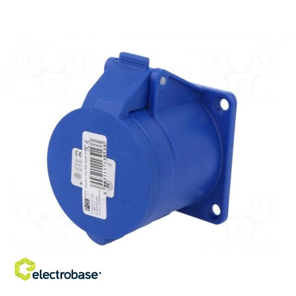 Connector: AC supply | socket | female | 32A | 230VAC | IEC 60309 | IP54 фото 2