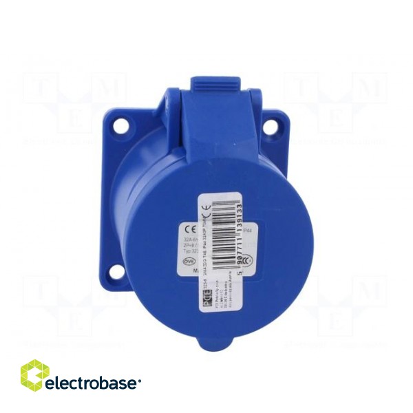Connector: AC supply | socket | female | 32A | 230VAC | IEC 60309 | IP54 image 9