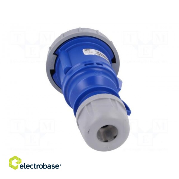 Connector: AC supply | socket | female | 32A | 230VAC | IEC 60309 | IP67 фото 5