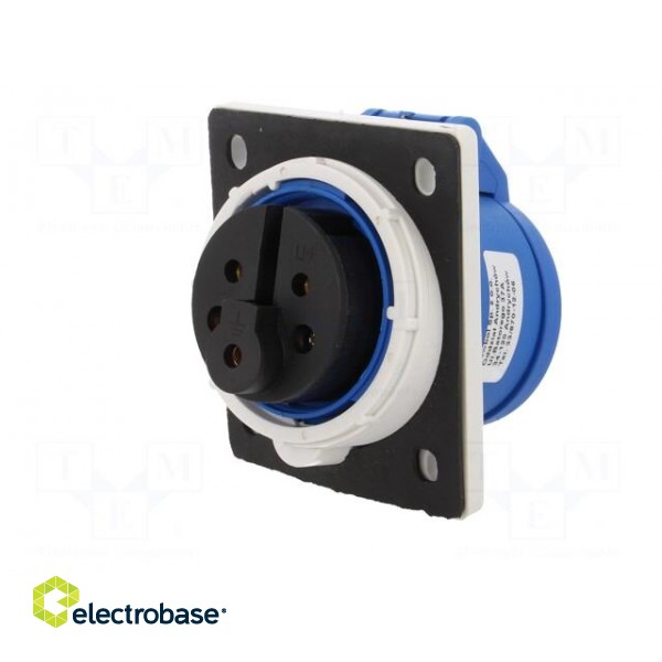 Connector: AC supply | socket | female | 32A | 400VAC | IEC 60309 | IP44 фото 7