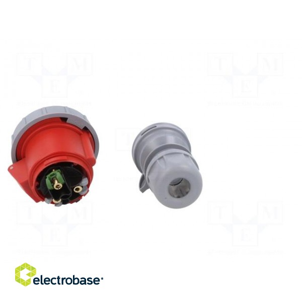 Connector: AC supply | socket | female | 32A | 415VAC | IEC 60309 | IP67 фото 6
