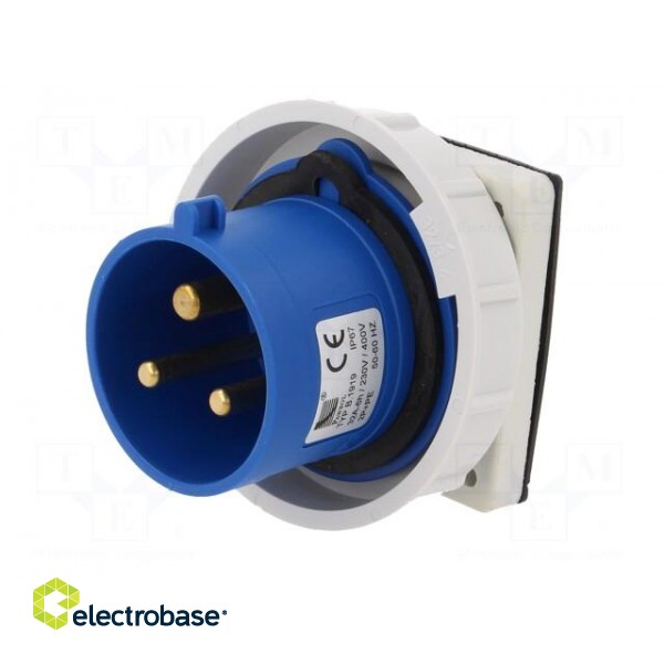 Connector: AC supply | socket | male | 32A | 400VAC | IEC 60309 | IP67 фото 2