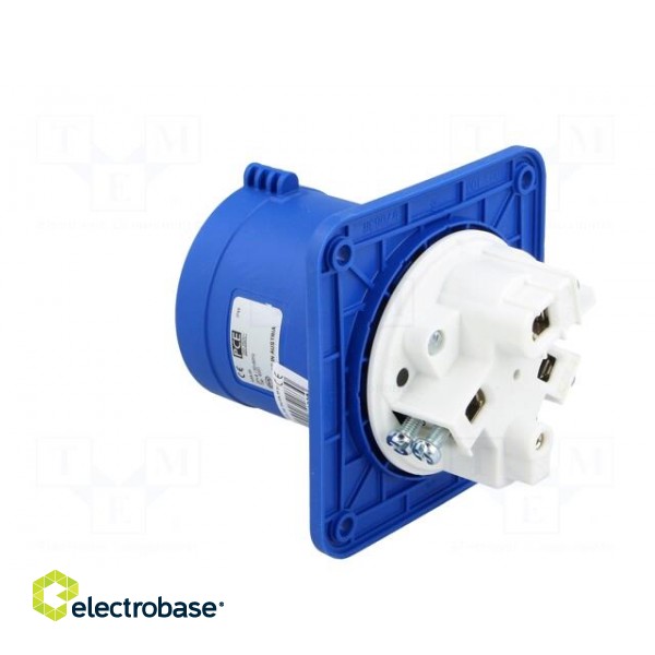 Connector: AC supply | socket | male | 63A | 230VAC | IEC 60309 | IP44 image 4