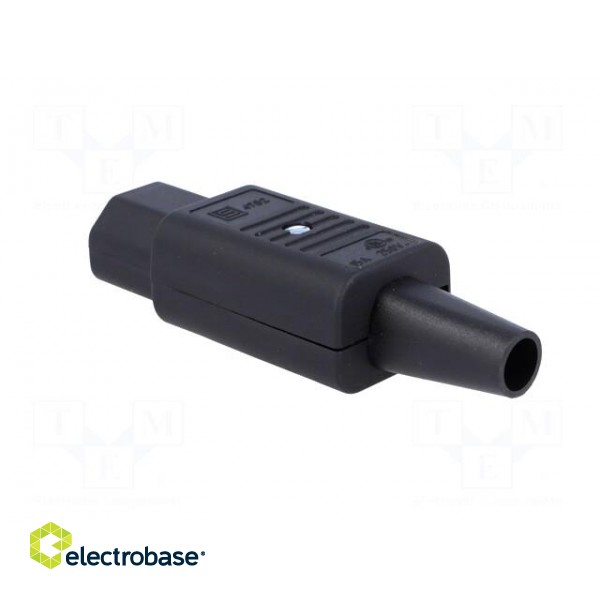 Connector: AC supply | plug | female | 10A | 250VAC | IEC 60320 | C13 (F) image 4