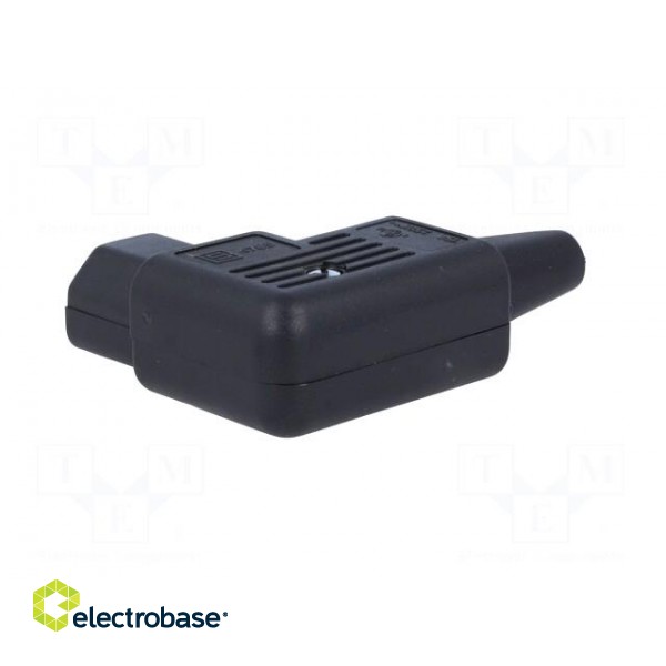 Connector: AC supply | plug | female | 10A | 250VAC | IEC 60320 | C13 (F) image 4