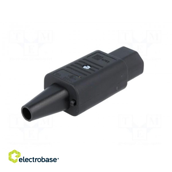 Connector: AC supply | plug | female | 10A | 250VAC | IEC 60320 | C13 (F) image 6