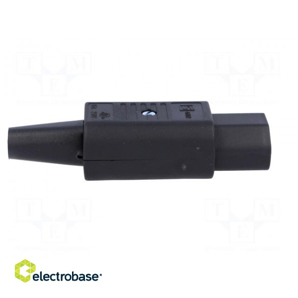 Connector: AC supply | plug | female | 10A | 250VAC | IEC 60320 | C13 (F) фото 7