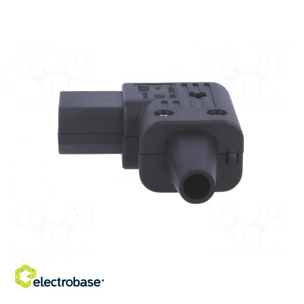 Connector: AC supply | plug | female | 10A | 250VAC | IEC 60320 | C13 (F) paveikslėlis 3