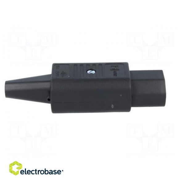 Connector: AC supply | plug | female | 10A | 250VAC | IEC 60320 | C13 (F) image 7