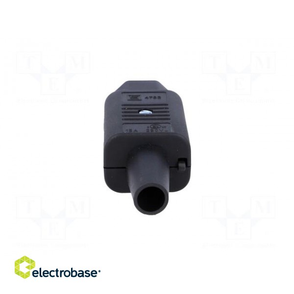 Connector: AC supply | plug | female | 10A | 250VAC | IEC 60320 | C13 (F) image 5
