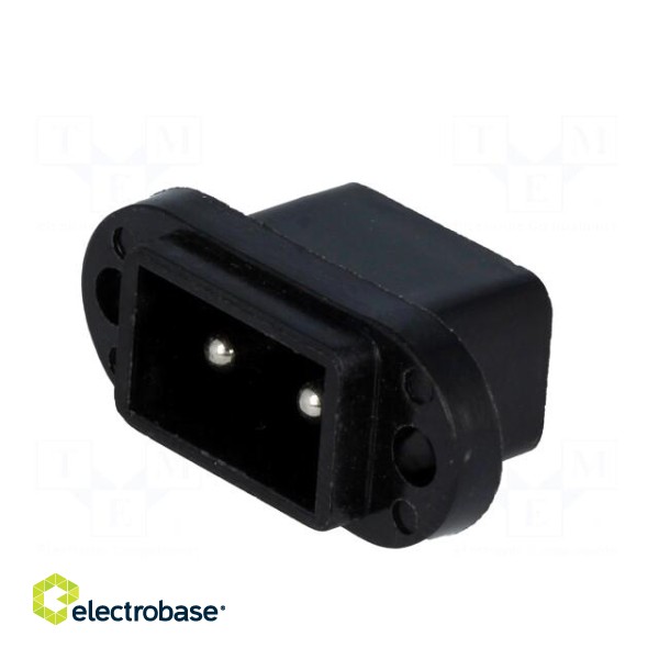 Connector: AC supply | socket | 3A | 50VAC | polarized | PIN: 2 фото 2
