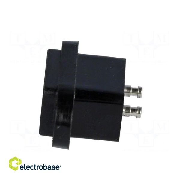 Connector: AC supply | socket | 3A | 50VAC | polarized | PIN: 2 фото 3