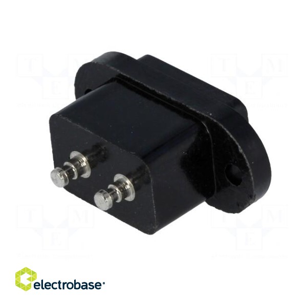 Connector: AC supply | socket | 3A | 50VAC | polarized | PIN: 2 фото 6