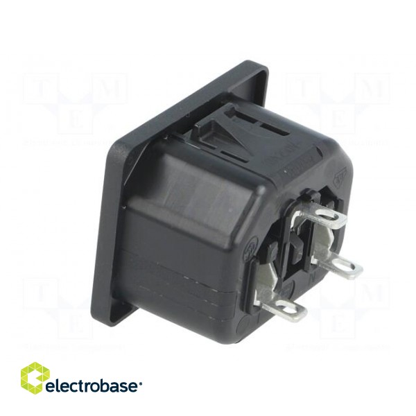 Connector: AC supply | socket | female | 10A | 250VAC | IEC 60320 фото 4
