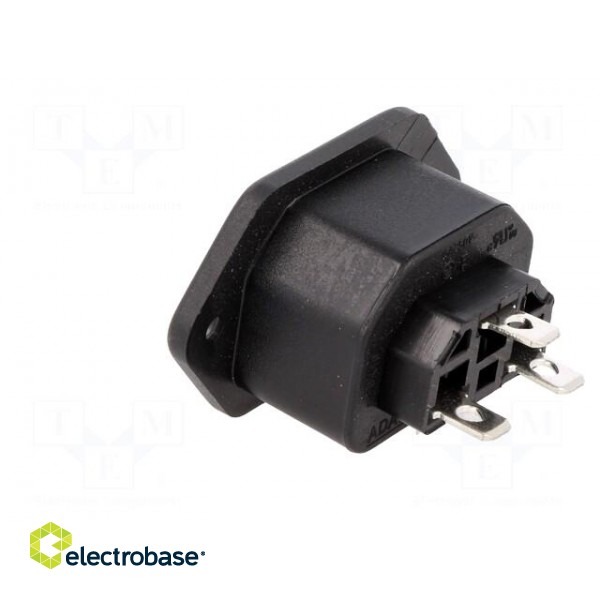 Connector: AC supply | socket | female | 10A | 250VAC | IEC 60320 image 4
