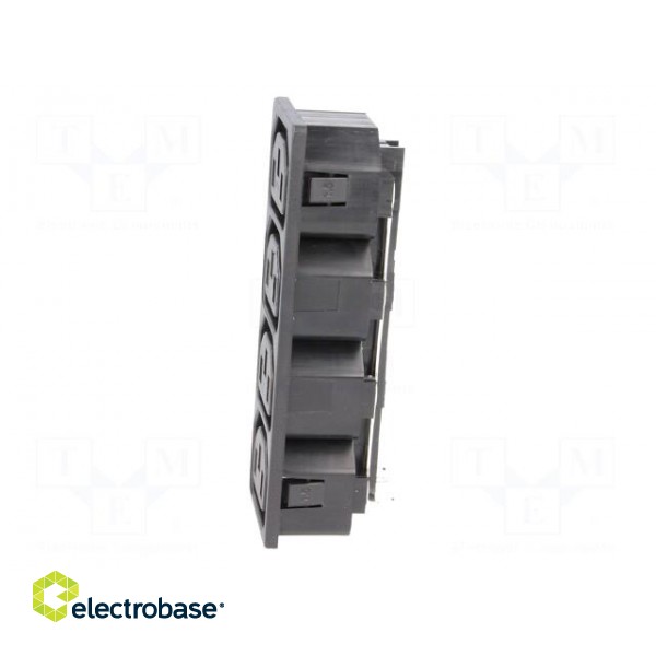 Connector: AC supply | socket | female | 10A | 250VAC | IEC 60320 paveikslėlis 3