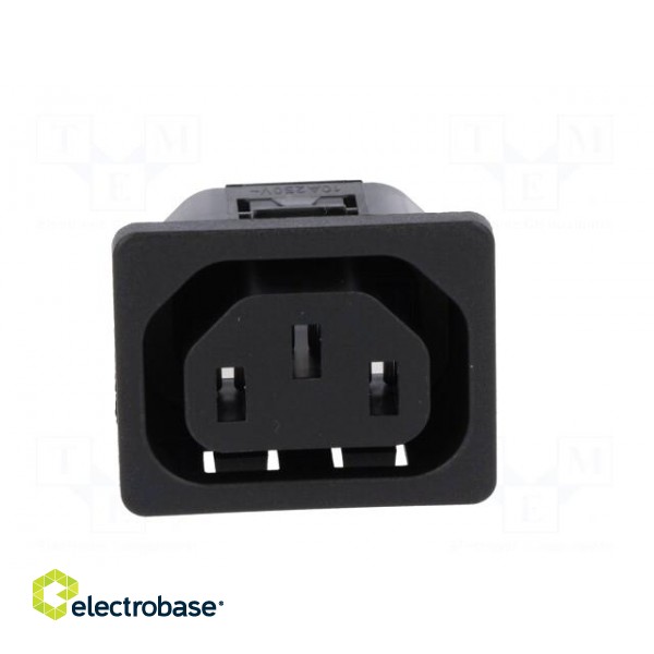 Connector: AC supply | socket | female | 10A | 250VAC | IEC 60320 фото 9
