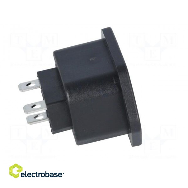 Connector: AC supply | socket | female | 10A | 250VAC | IEC 60320 image 7