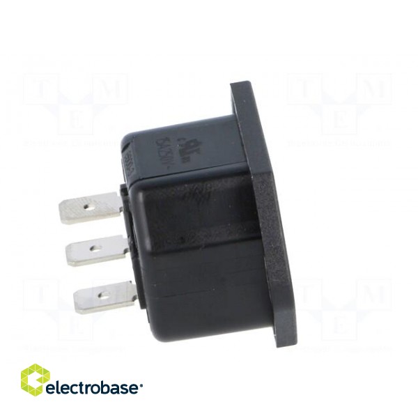 Connector: AC supply | socket | female | 10A | 250VAC | IEC 60320 paveikslėlis 7