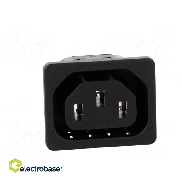 Connector: AC supply | socket | female | 10A | 250VAC | IEC 60320 image 9