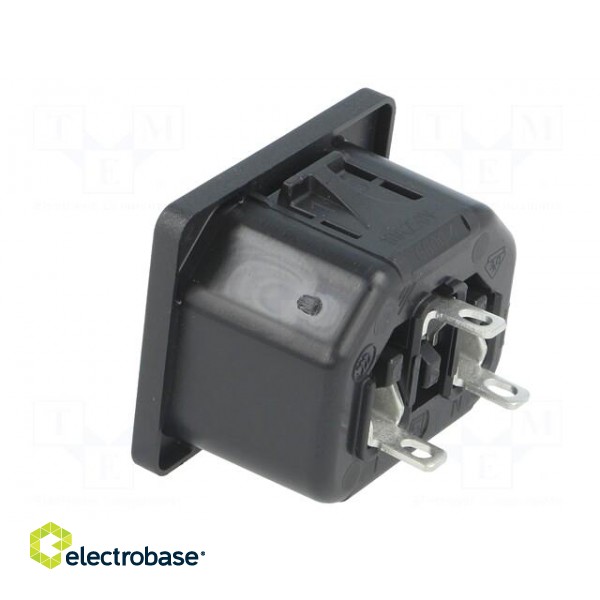 Connector: AC supply | socket | female | 10A | 250VAC | IEC 60320 | IP30 image 4