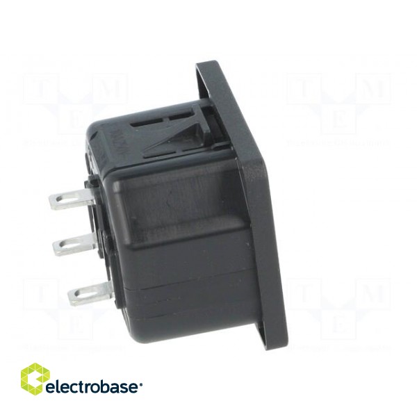 Connector: AC supply | socket | female | 10A | 250VAC | IEC 60320 | IP30 image 7