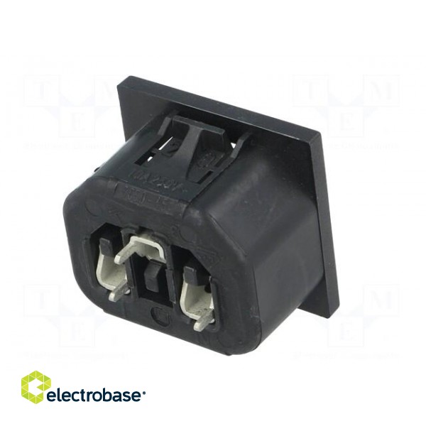 Connector: AC supply | socket | female | 10A | 250VAC | IEC 60320 | THT image 6