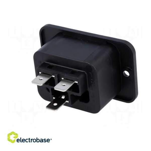 Connector: AC supply | socket | female | 16A | 250VAC | IEC 60320 image 6