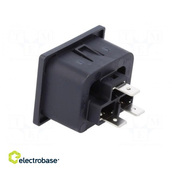 Connector: AC supply | socket | female | 16A | 250VAC | IEC 60320 image 4