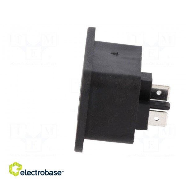 Connector: AC supply | socket | female | 16A | IEC 60320 | C19 (J) | 70°C image 3